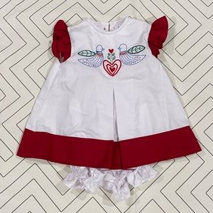 The Proper Peony Stitched Dove Outfit